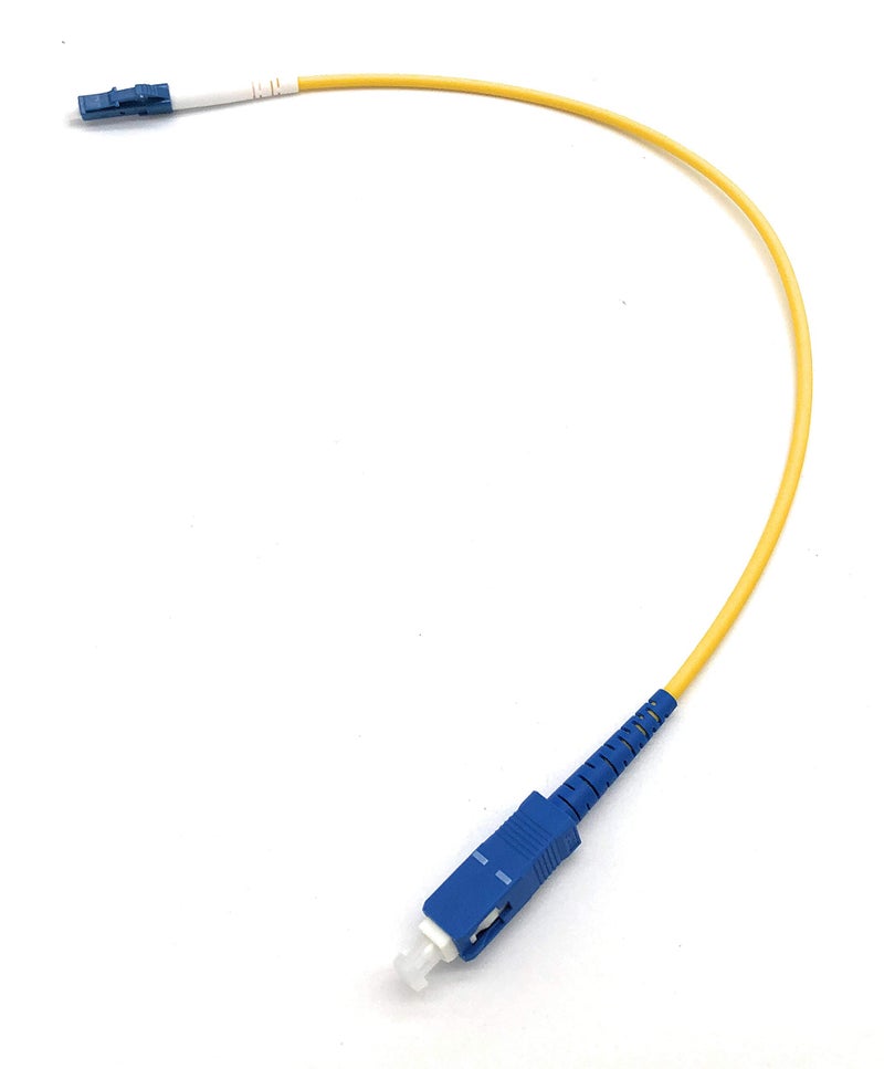 PacSatSales - Fiber Optic Patch Cable - Single Mode - SIMPLEX - OS1-9/125um (1ft - 5pk, LC to ST) - Image 2